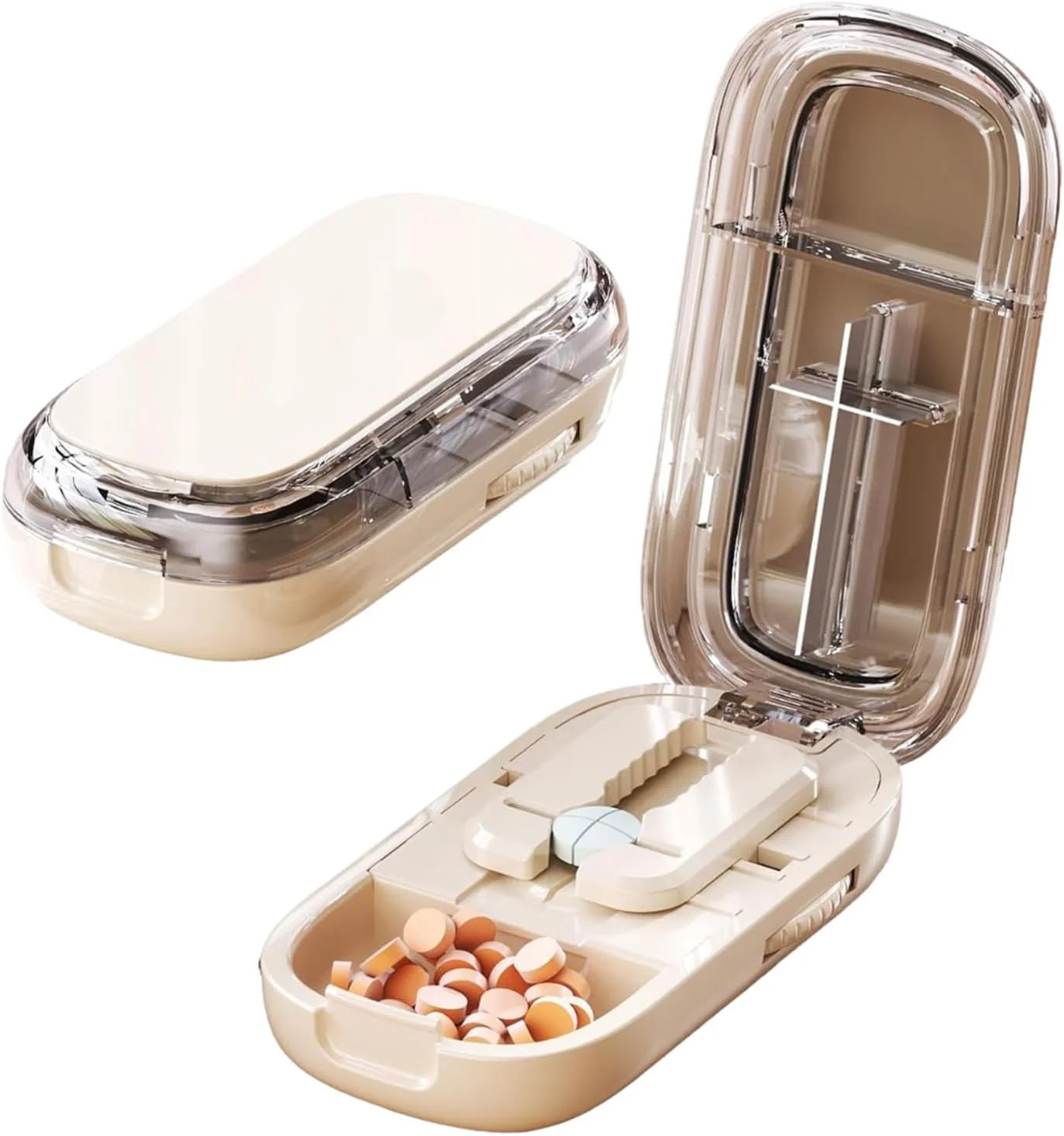 Adjustable Pill Cutter and Splitter for Multiple Pills, Accurate Cutting Tool for Large, Small & ... | Walmart (US)