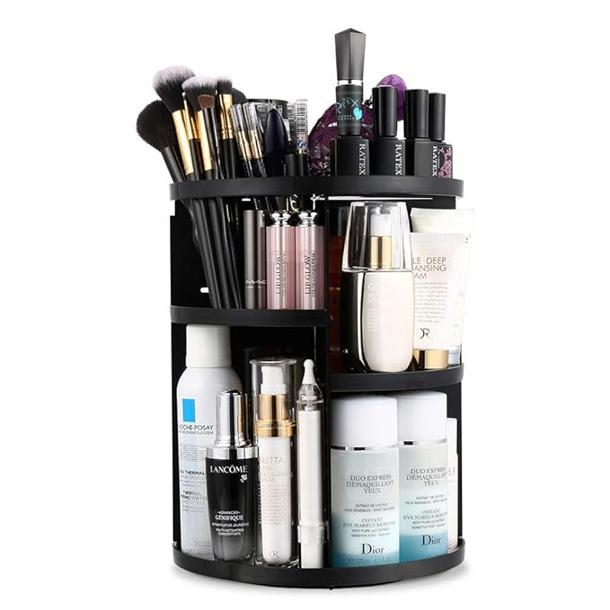 Jerrybox 360 Rotating Makeup Organizer, Vanity Organizers and Storage for Bedroom, Makeup Carouse... | Amazon (US)
