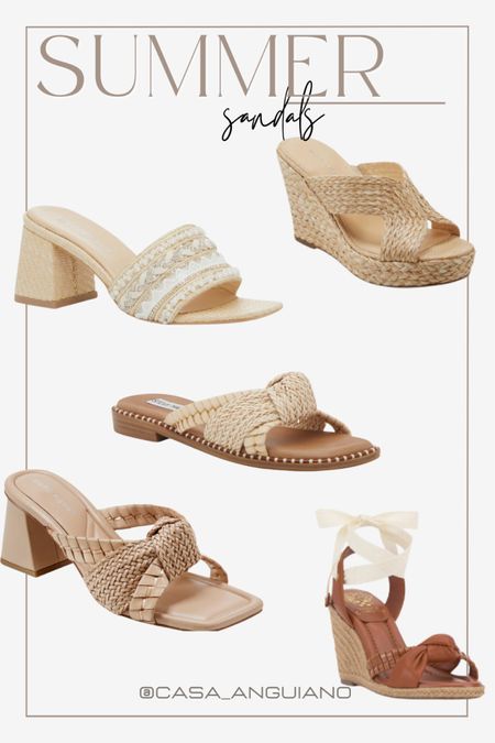 Summer Sandals

Affordable Fashion | Women’s Fashion | DSW | Women’s Shoes | Women’s Slides | Chunky Heel Sandal | Women’s Wedges 

#LTKSeasonal #LTKGiftGuide #LTKShoeCrush