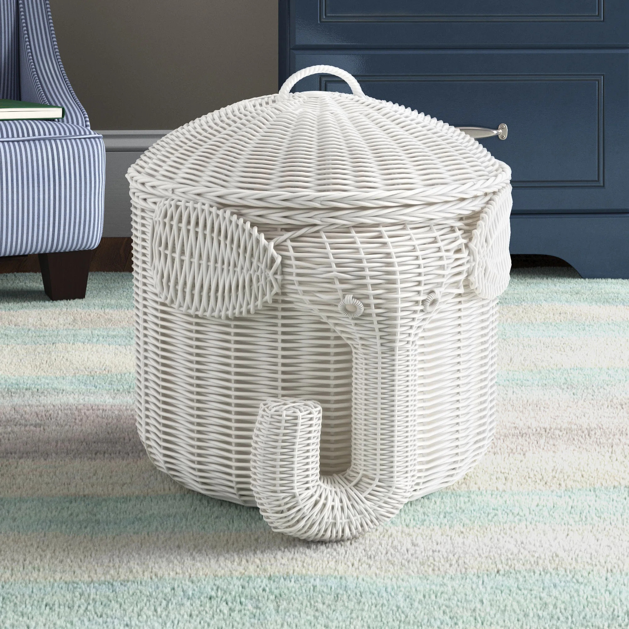 Bayou Breeze Quamba Wicker Decorative Basket | Wayfair North America