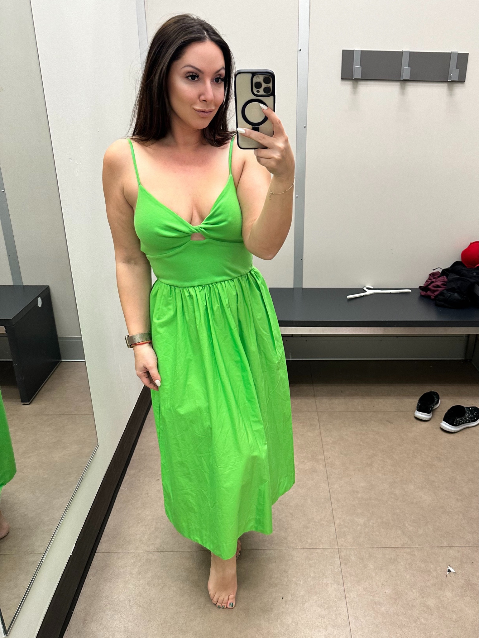 target neon green dress Styling my Christopher John Rogers x Target Dress