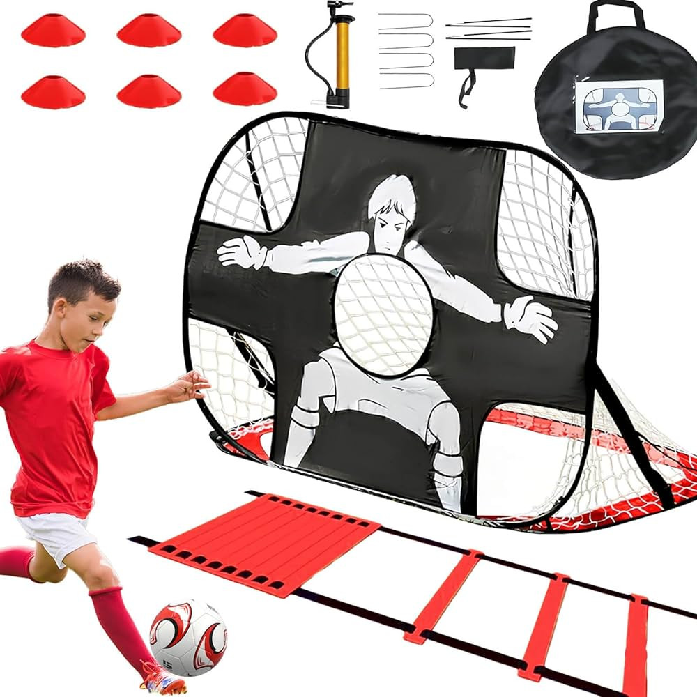 Soccer Goals for Backyard, Portable Soccer Goal, Football Practice, Soccer Training Equipment for... | Amazon (US)