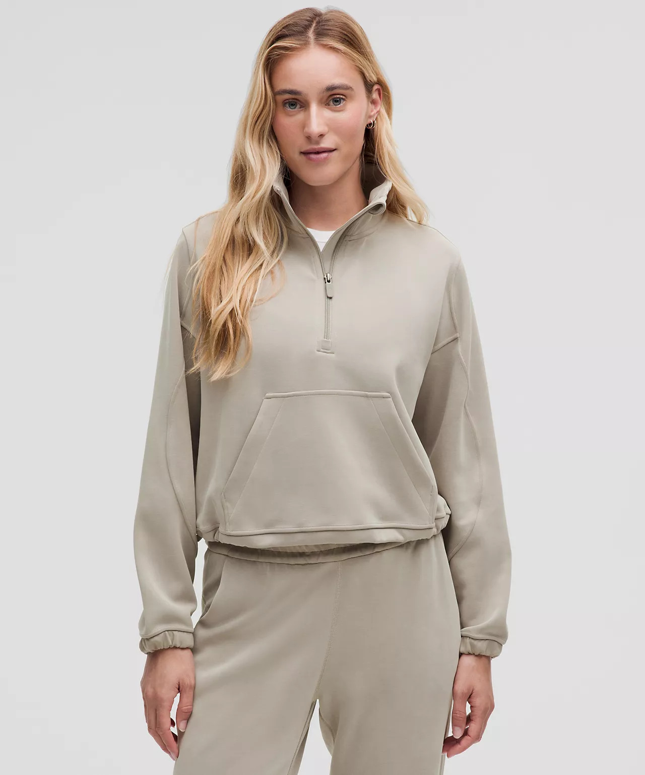 Brushed Softstreme Half Zip | Women's Hoodies & Sweatshirts | lululemon | Lululemon (US)