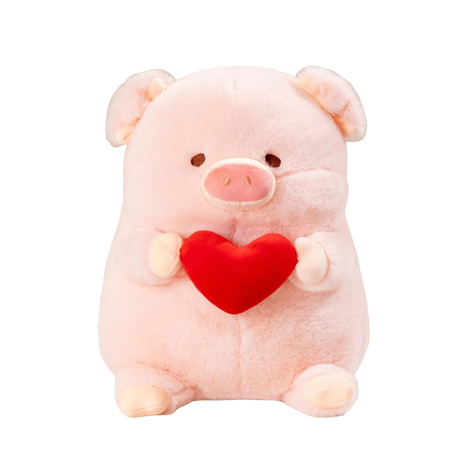 Pig Stuffed Animal with LoveHeart, 13.7" Soft Stuffed Pink Pig Plush Toy, Adorable Plushie Pillow... | Walmart (US)