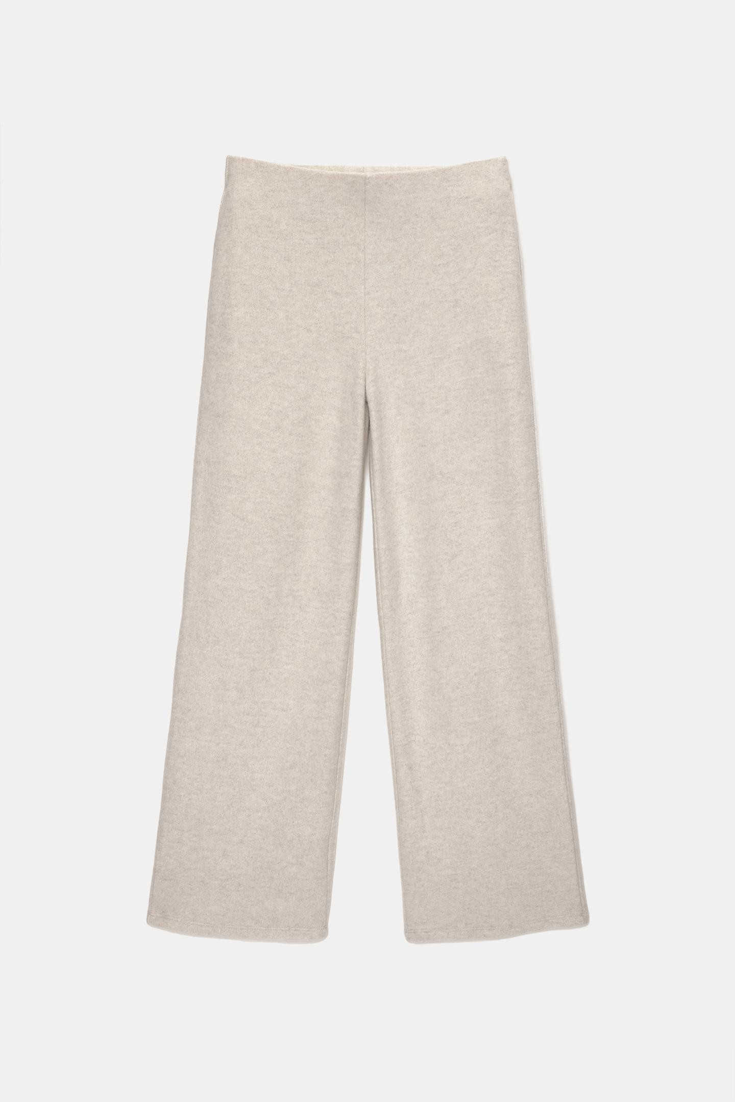 Wide-leg knit trousers | PULL and BEAR UK