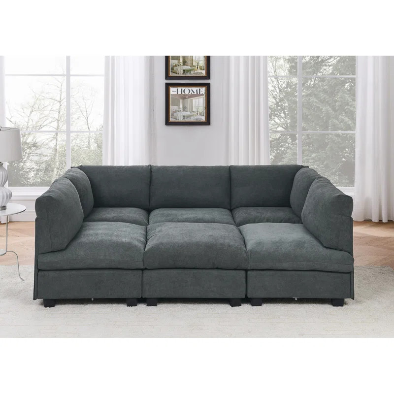 6 - Piece Upholstered Sectional | Wayfair North America