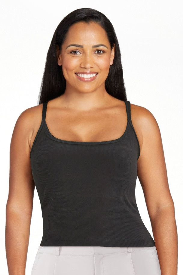 Avia Women's Ribbed SoftSculpt Tank Top with UPF 50, Sizes XS-XXXL | Walmart (US)