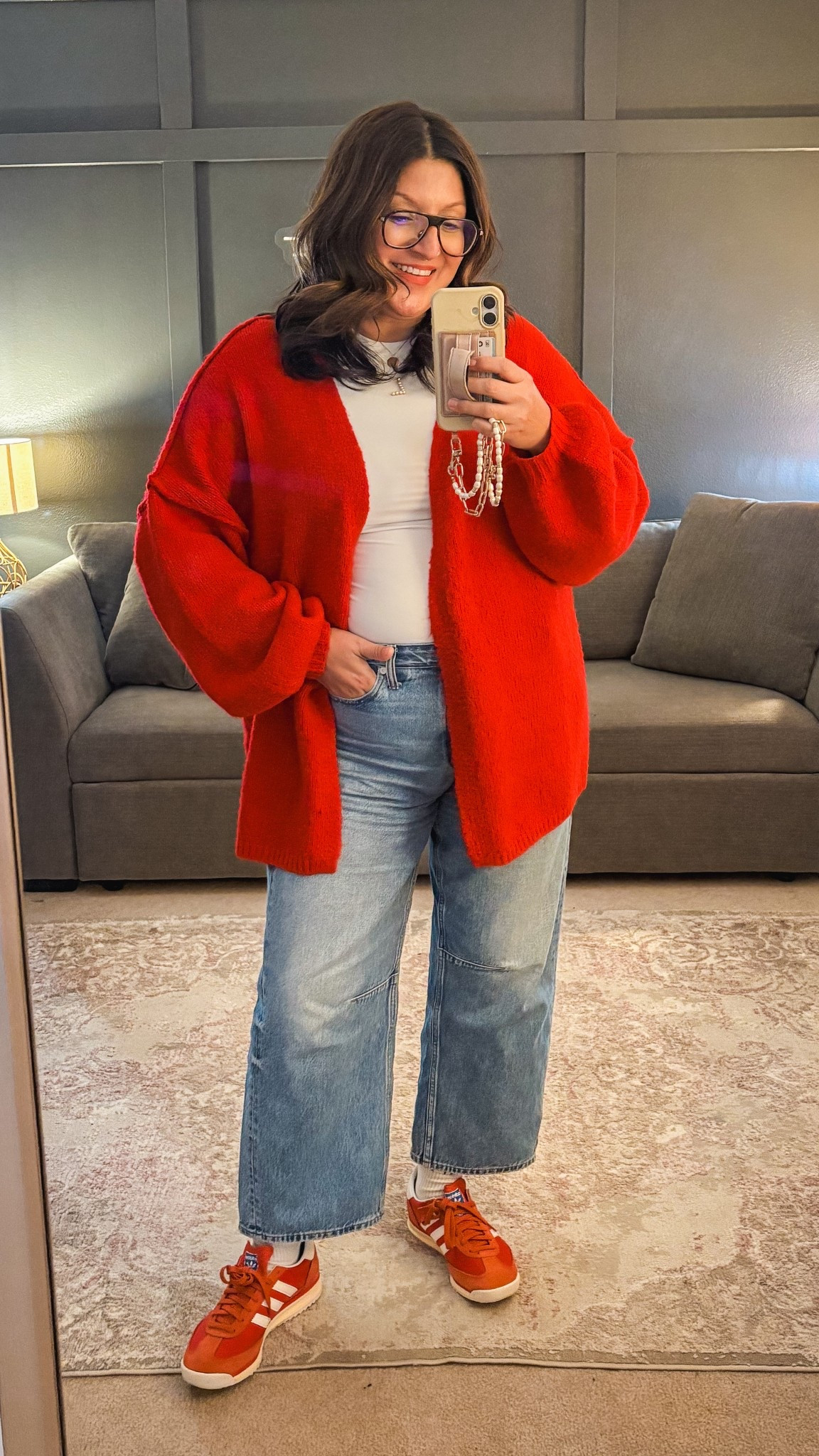 Amazon cardi (XL)
Abercrombie matte tee (XL)
Madewell jeans (31)
Adidas sneakers



#LTKMidsize #LTKootd #LTKOver40