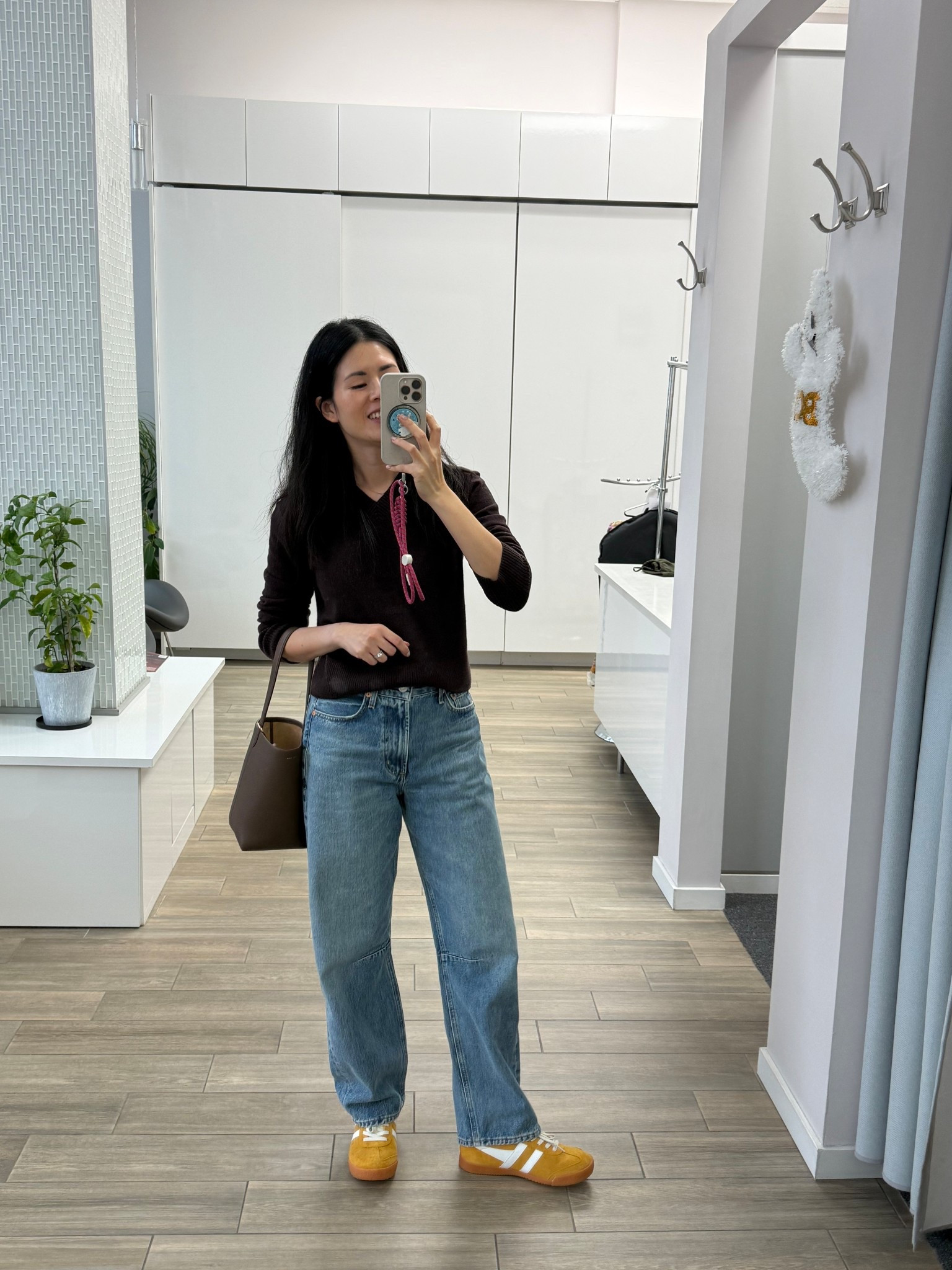 Everlane sweater: highly recommended! In a xs
Citizen of Humanity Miro: size down one size. 
Gola sneakers. Runs tts

#LTKpetite #LTKcanada #LTKfall