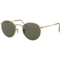 Ray Ban Round metal Unisex Sunglasses Lenses: Green Polarized, Frame: Gold - RB3447 112/58 50-21 | Ray-Ban UK