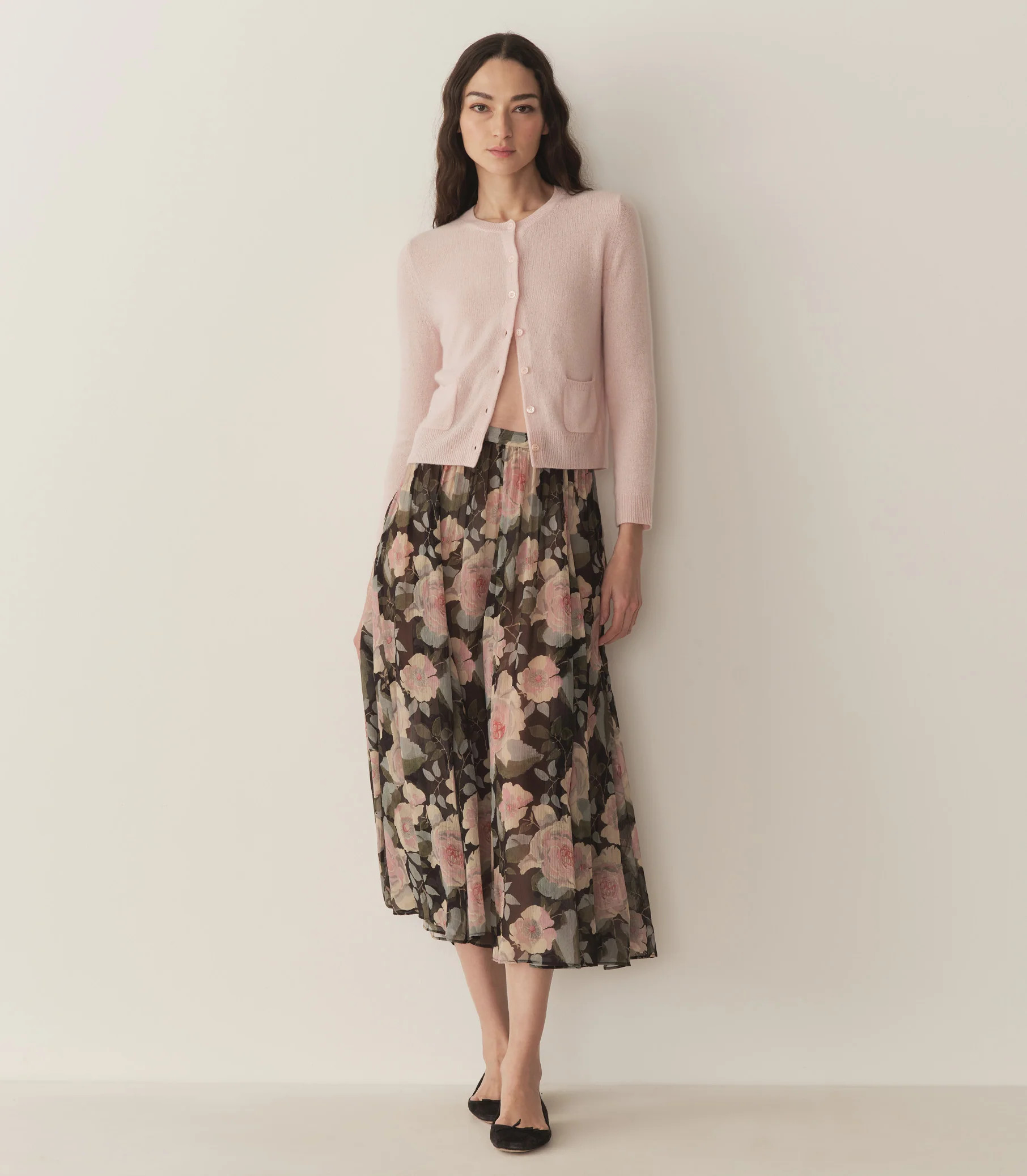 Meadow Skirt - Rose Garden Floral | DÔEN | DOEN