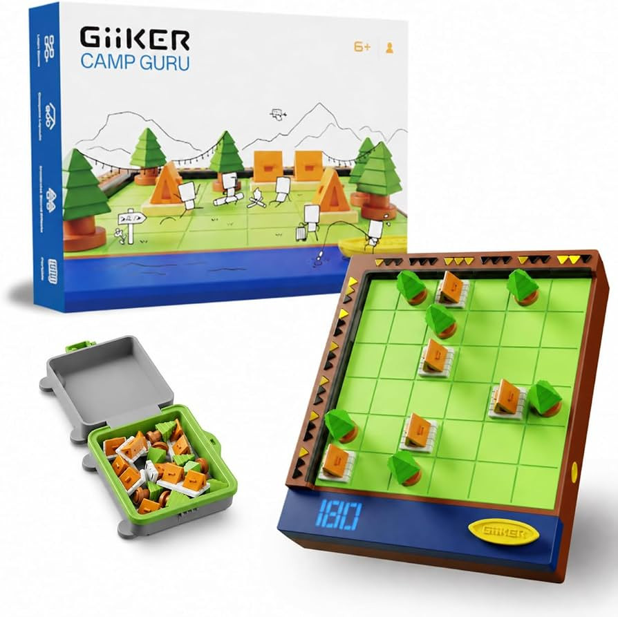 GiiKER Camp GURU 6x6 Logic Puzzle Game, 600 Challenges, Ages 6+ | Amazon (US)