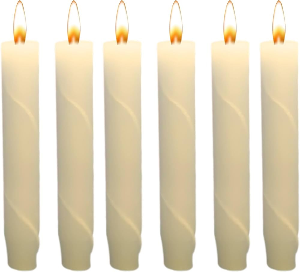 Candlestock Hippie Drippy Drip Candles - Pack of 6 Dripping Taper Candles - Wine Bottle Melting C... | Amazon (US)