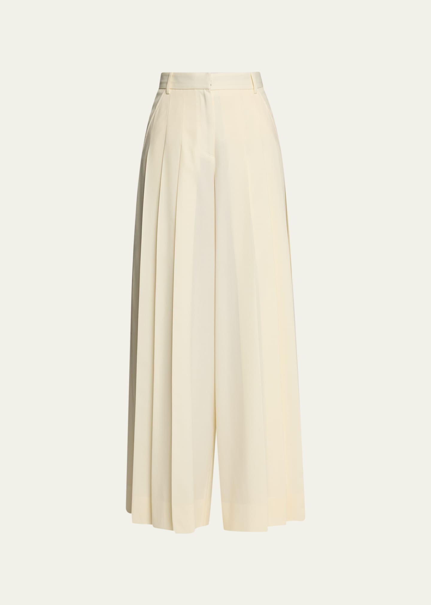 anOnlyChild Pleated Wide-Leg Wool Pants | Bergdorf Goodman