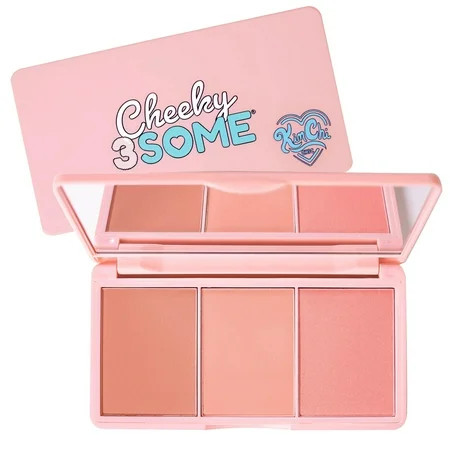 KimChi Chic Beauty Cheeky 3Some Blush Trio Blush Makeup Palette with 3 Colors Use Individually or Blend All Shades for Custom Look 02 Apple Bottom Cheeks 0.47 oz C9 | Walmart (US)
