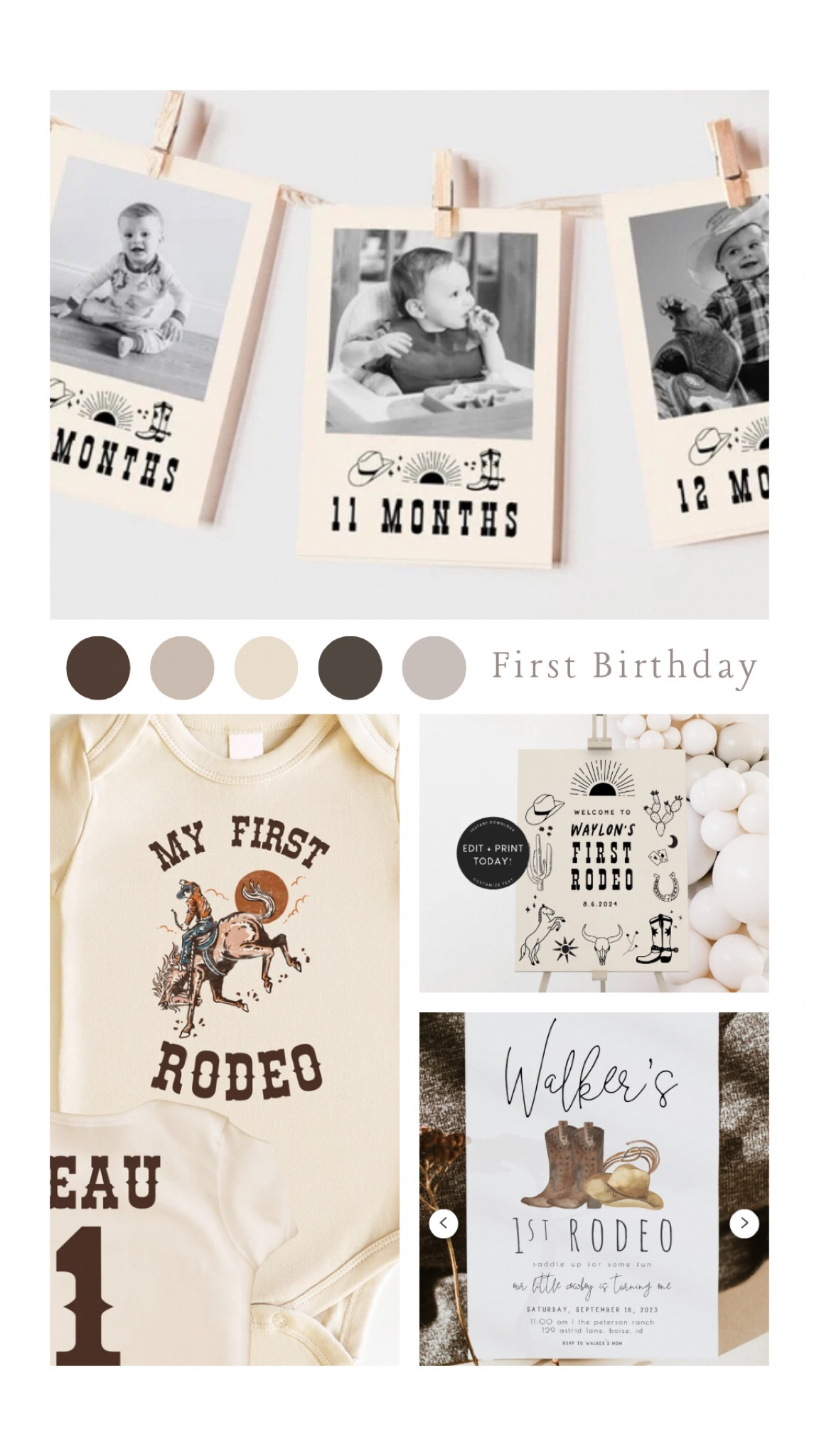 First rodeo birthday party theme// baby 1st birthday// baby boy 1st birthday party// birthday party ideas// cowboy birthday party 

#LTKBaby #LTKFamily #LTKParties
