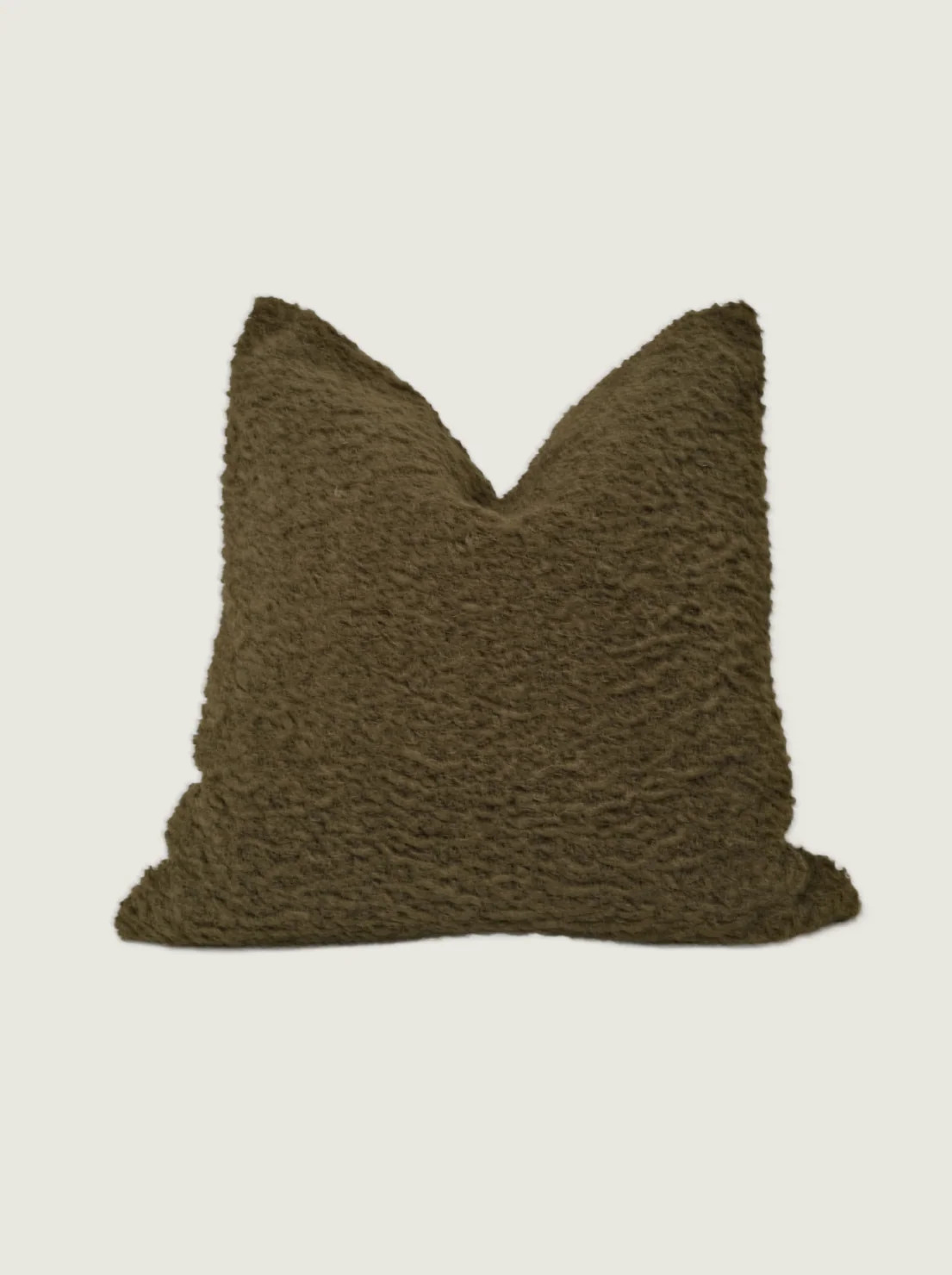 Teddy Boucle Pillow: Pine | Twenty Third by Deanne (US)