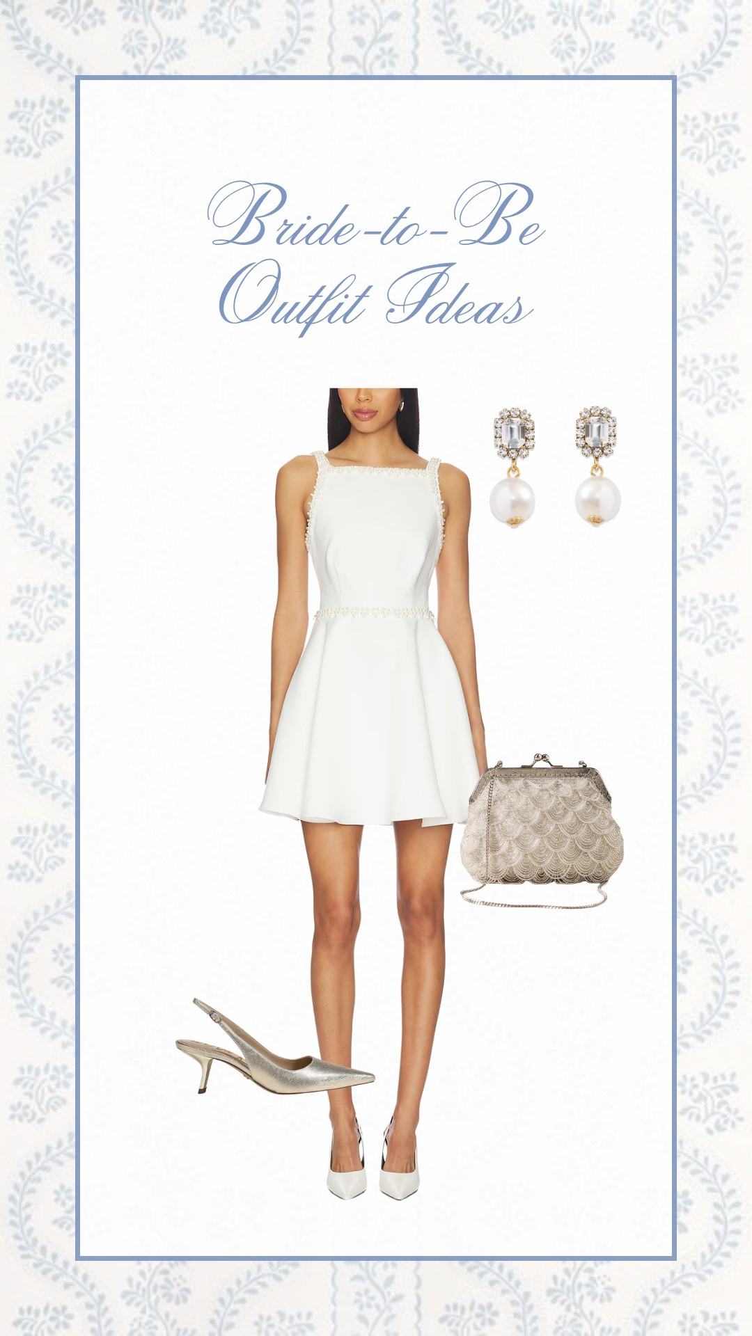 Outfit idea for the bride-to-be!

Bridal outfit // white dress