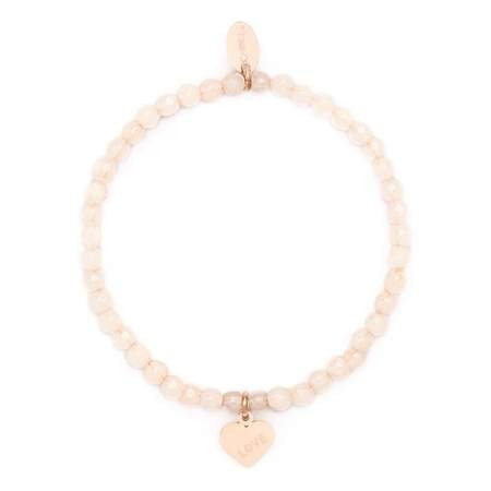 Jade Bracelet with Love Heart Charm | Eve's Addiction Jewelry
