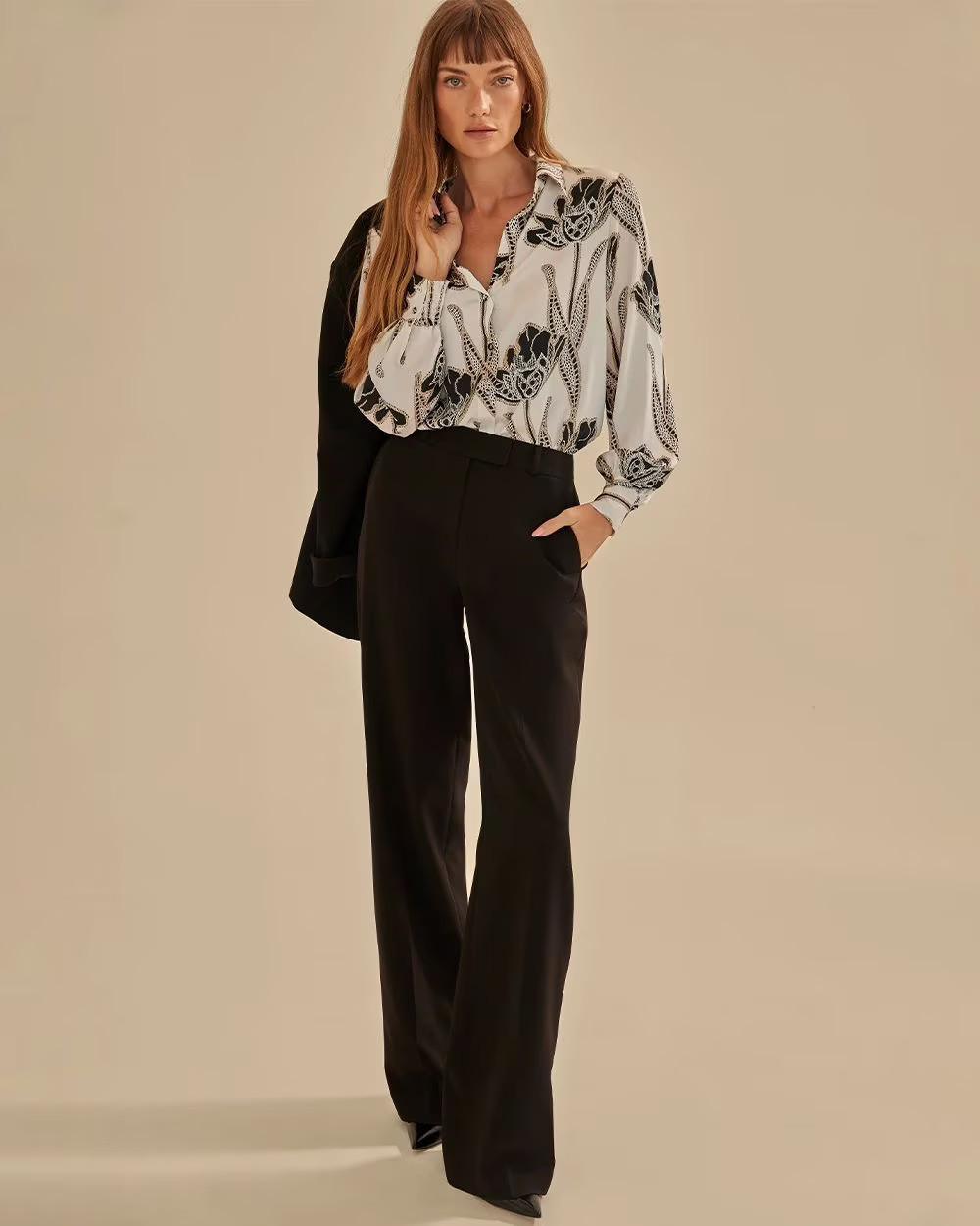 WHBM® Luna Wide Leg Trousers | White House Black Market