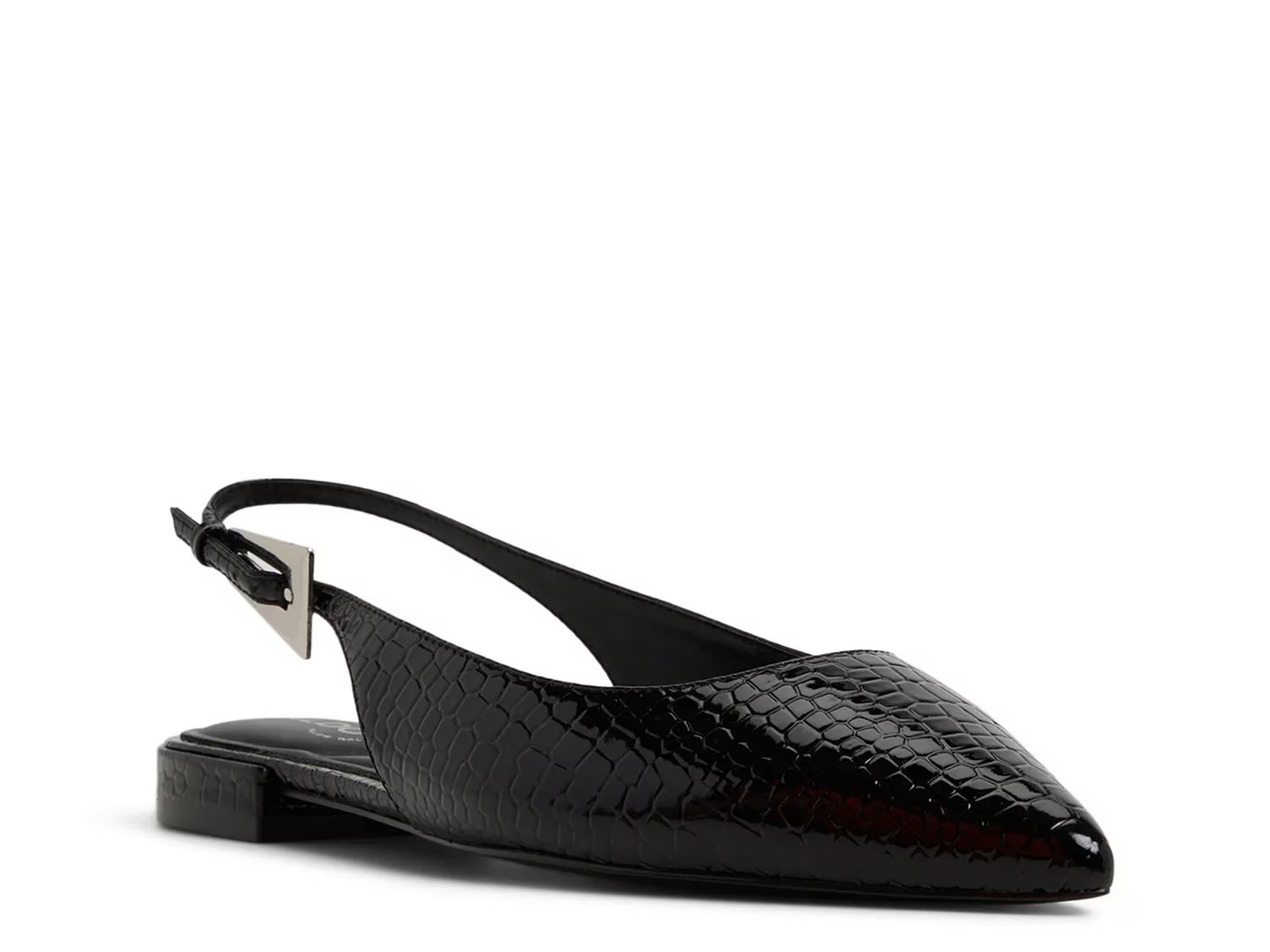 Aldo Kristell Flat | Women's | Black | Size 7.5 | Flats | Slingback | DSW