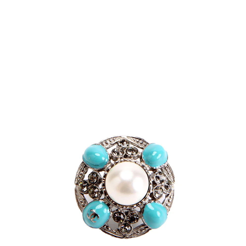 CC Pearl Crystal Enamel | Keeks Designer Handbags