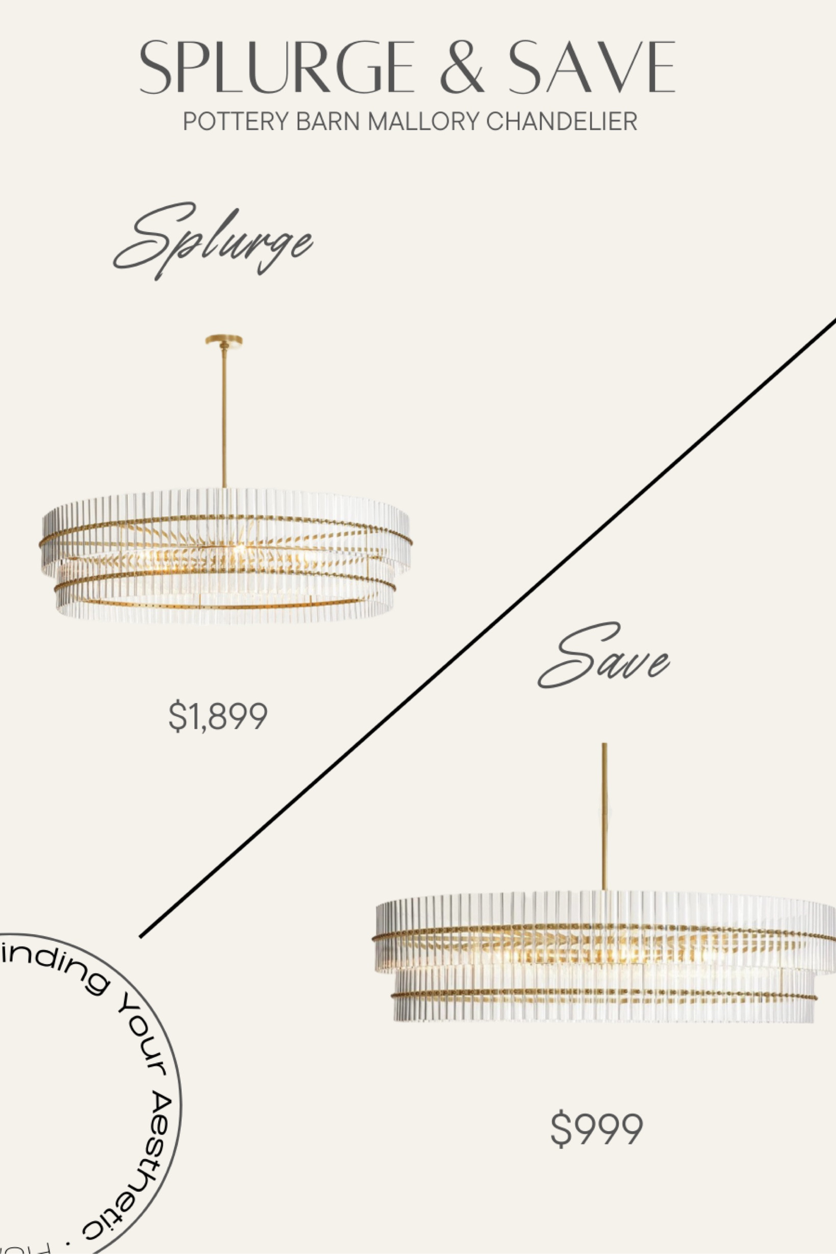 Splurge vs Save Home Decor: Pottery Barn Mallory Round Crystal Chandelier look for less. 

This crystal chandelier from Amazon looks nearly identical to the pottery barn version for about half the price! 

Chandelier for tall entryway // chandelier high ceilings // elegant chandelier // pottery barn style // round chandelier dining // designer dupe // look for less home // Amazon home finds // found it on Amazon

#LTKhome