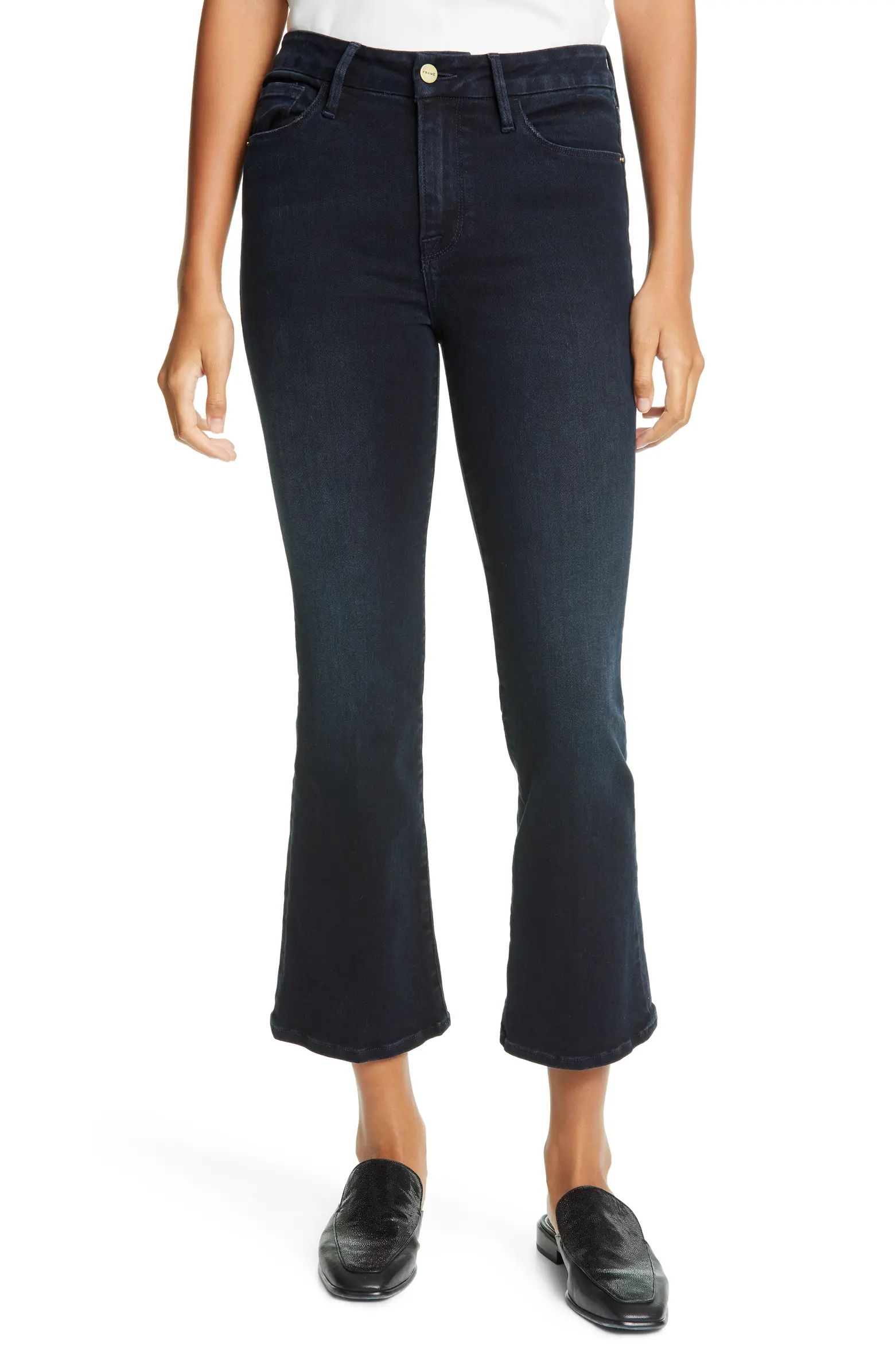Le Crop Mini Boot High Waist Jeans | Nordstrom