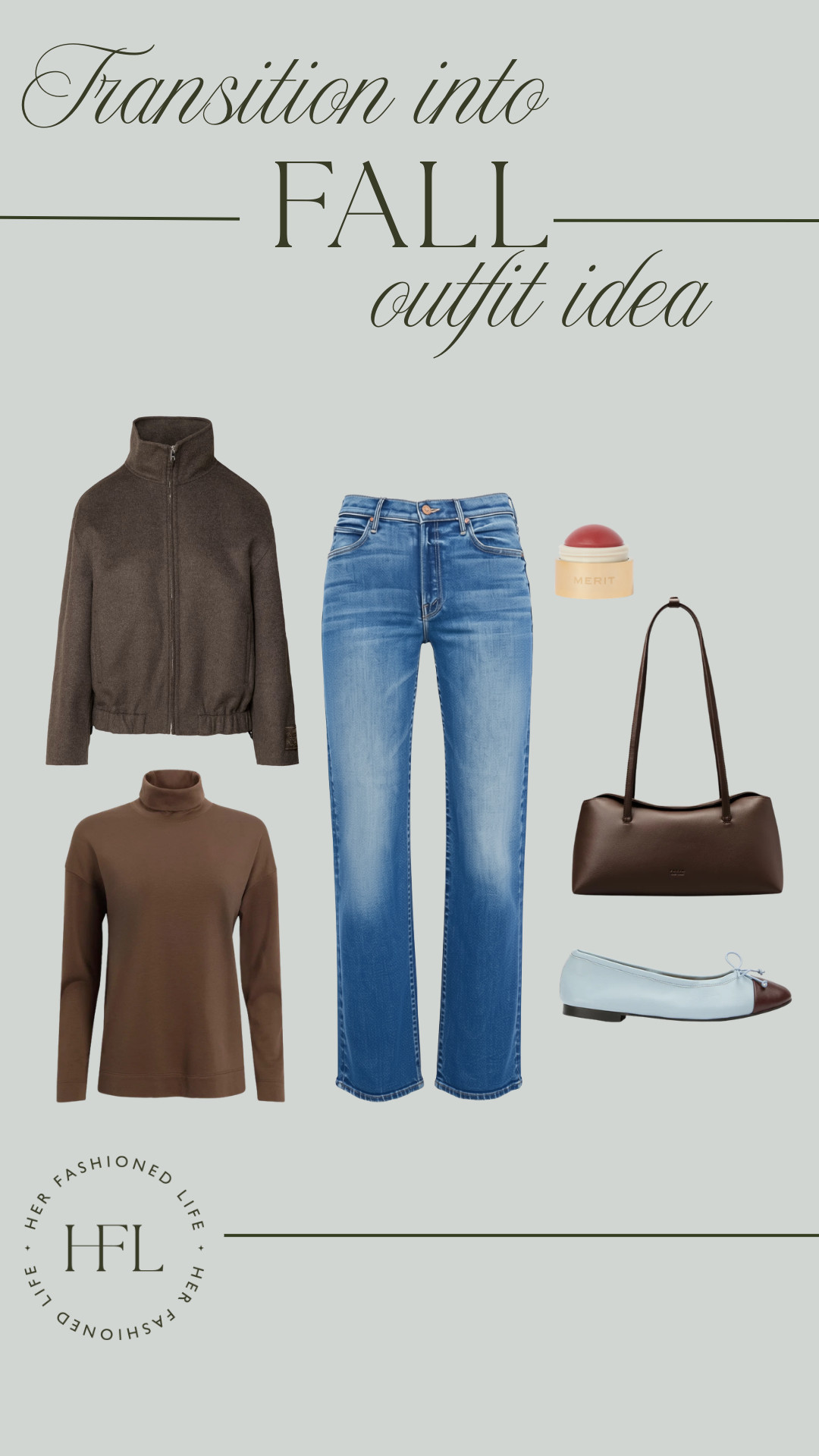 Easing into fall with soft browns and denim, an outfit that still feels like summer but leans into the new season.
#falloutfit #transitionalstyle #fallstyle #ltkstyle 

 #LTKootd #LTKOver40