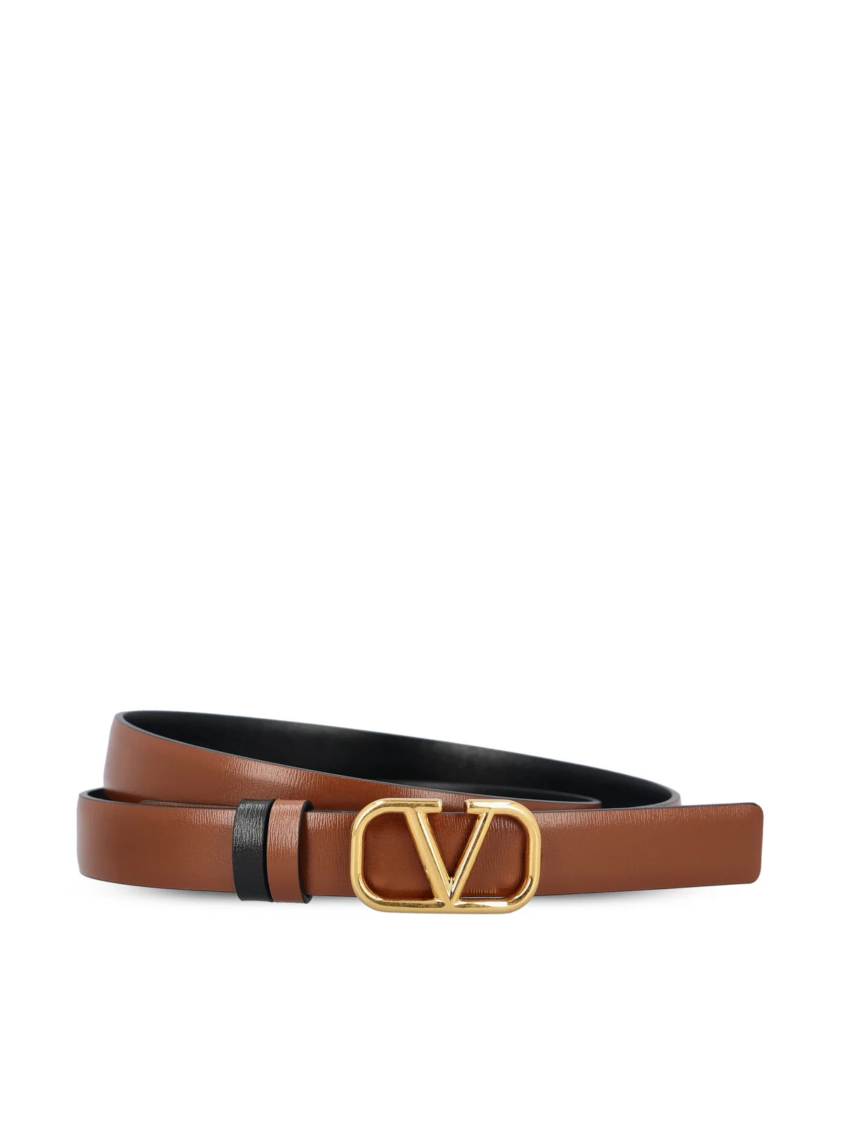 Valentino VLogo Signature Buckled Reversible Belt | Cettire Global