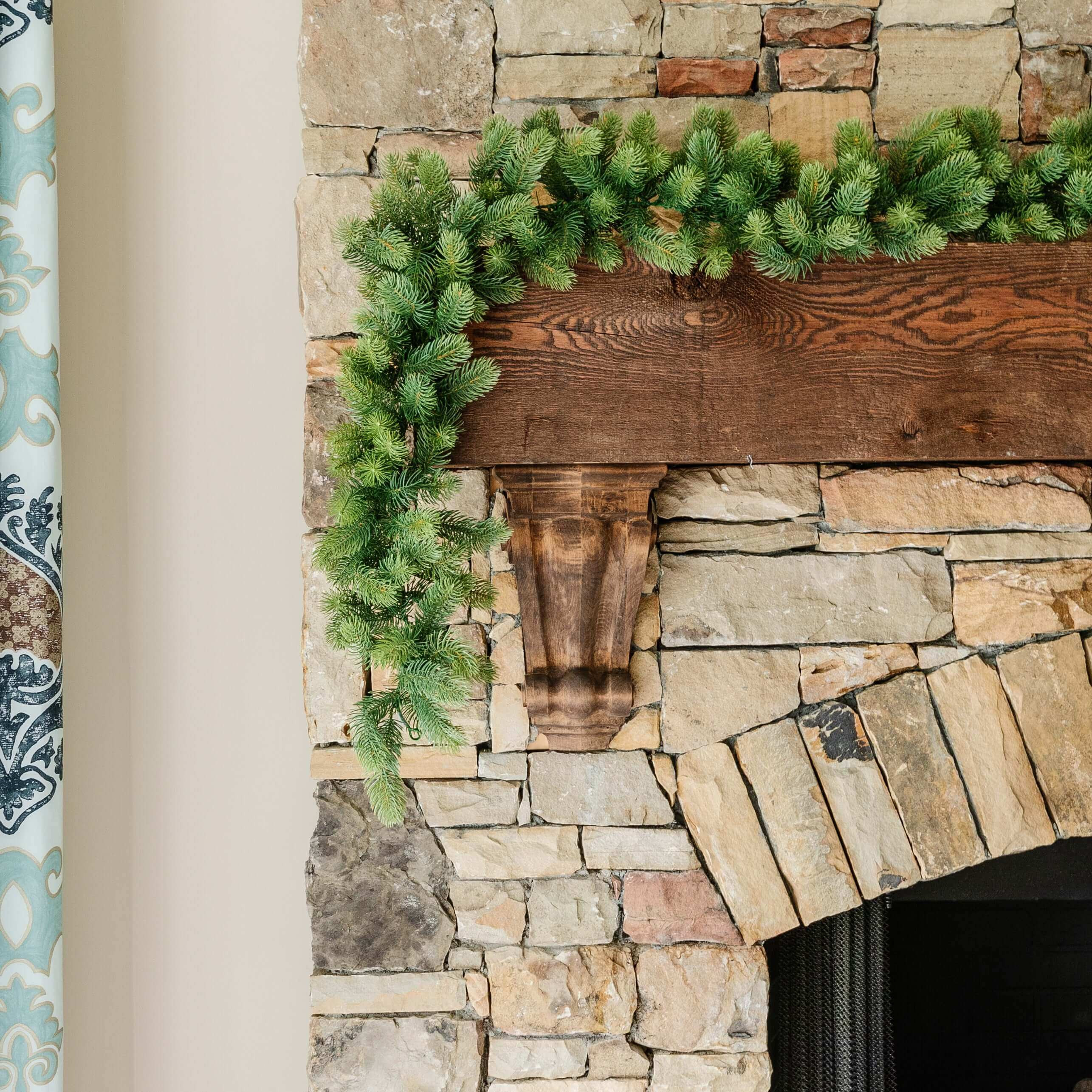 9 Foot x 10" Royal Fir Artificial Christmas Garland Unlit | King of Christmas