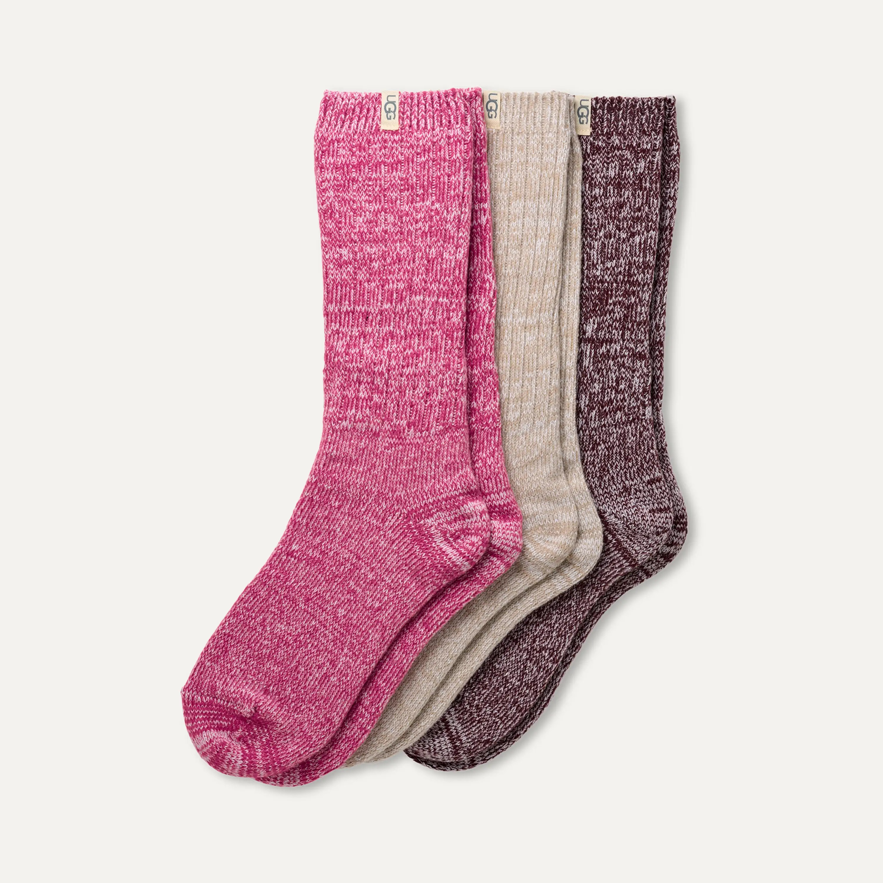 UGG® Rib Knit Slouchy Crew 3 Pack for Women | UGG® | UGG (US)