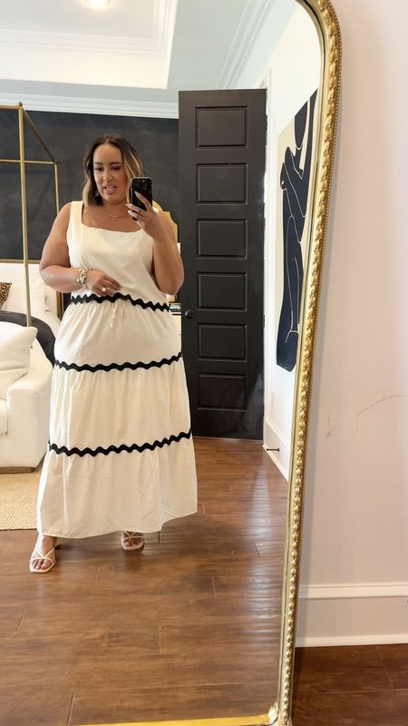 Love this cute little set! I’m going to pair this skirt with a black top to make the most of the outfit. I’m wearing a xxl #LTKfindsunder50 #LTKplussize #amazon #nordstrom 

#LTKVideo