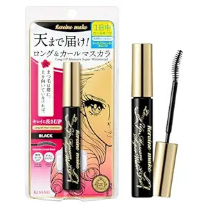 HEROINE MAKE by KISSME Long Up Mascara Super Waterproof 01 Black, Super Lengthening Fiber for Eve... | Amazon (US)