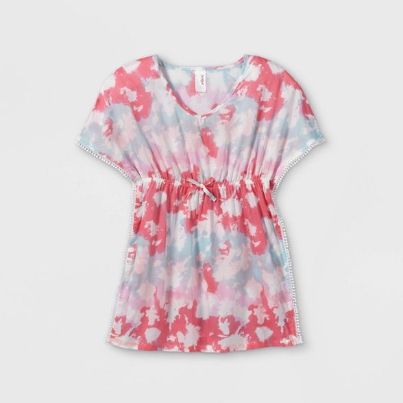 Girls' Striped Tie-Dye Cover Up - Cat & Jack™ | Target