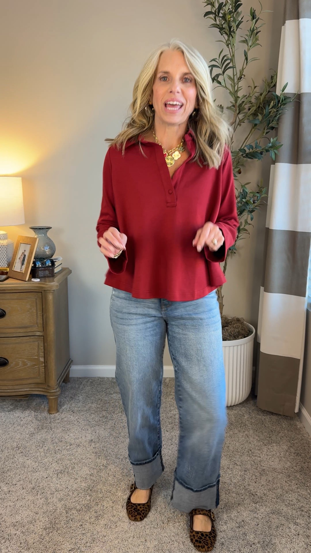 Easy everyday look. XS top/2 jeans 

#LTKOver40 #LTKHoliday