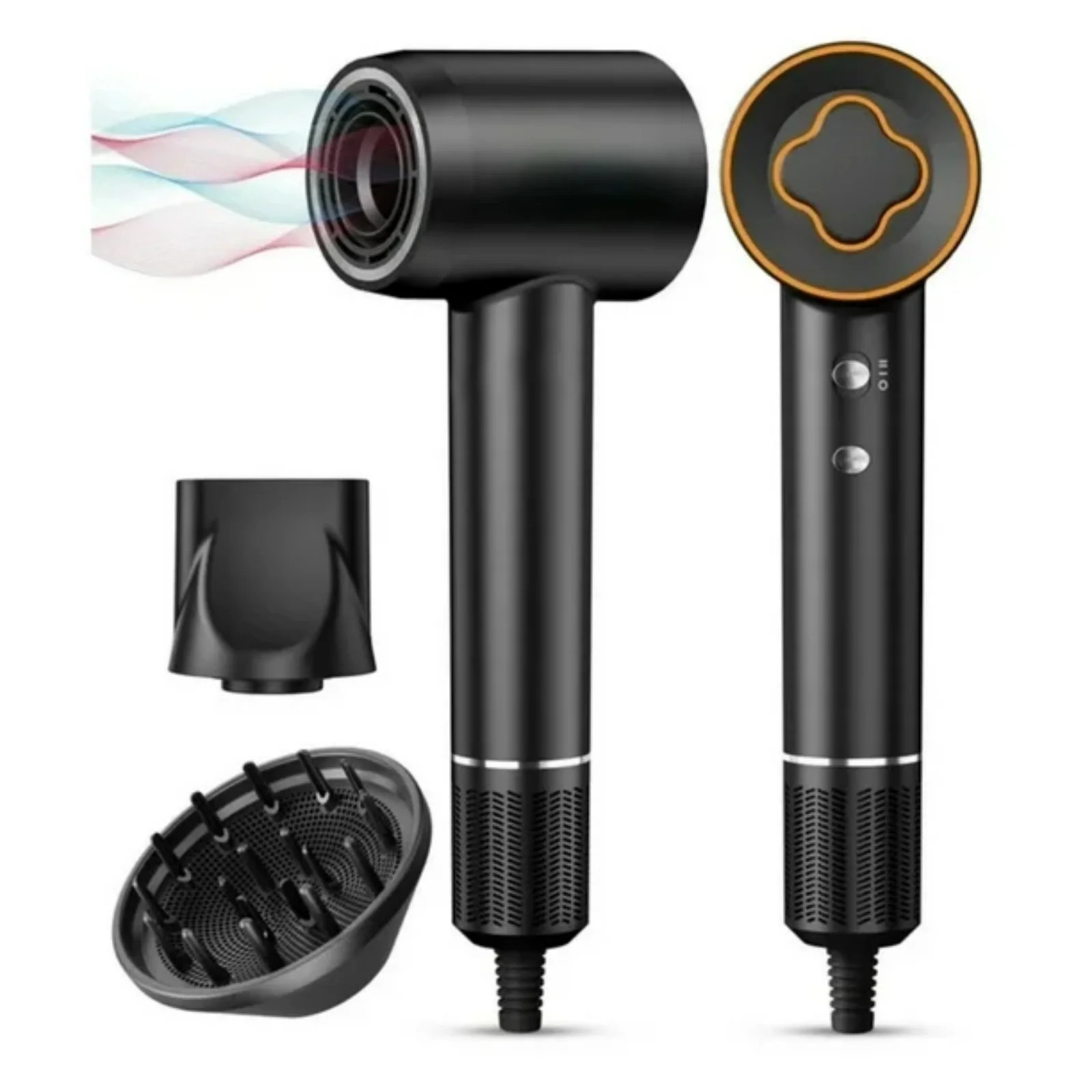 Secador de cabelo iônico de secagem rápida - Tecnologia de baixo ruído de 1500 W atualizada co... | Walmart (CA)