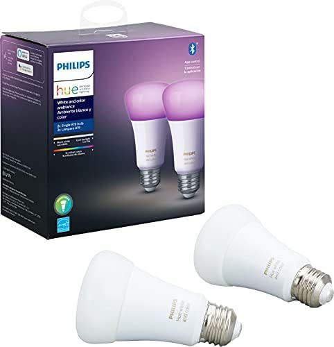 Philips Hue Premium Smart Bulbs, 16 Million Colors, for Most Lamps & Overhead Lights, Hub Require... | Amazon (US)