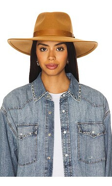 Brixton Eleanor Felt Packable Hat in Washed Copper from Revolve.com | Revolve Clothing (Global)