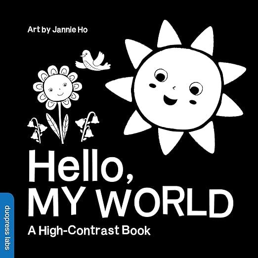 Hello, My World: A High-Contrast Board Book that Helps Visual Development in Newborns and Babies ... | Amazon (US)