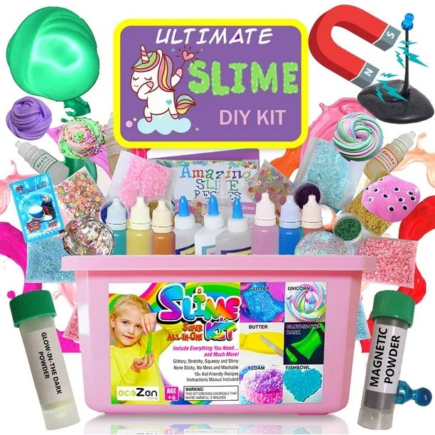 ecoZen Lifestyle Ultimate Slime Kit for Girls - Best Value Unicorn DIY Slime Supplies Kits for Ma... | Walmart (CA)