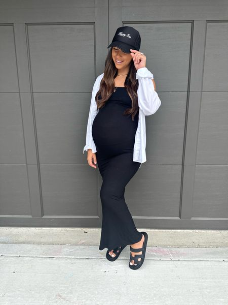 This has been a go to look right now with bump! Easy bodycon dress from Amazon and throw over a light button up. Also just got these slides in and really like. Grabbed in a light color as well.

Dress: medium  


#LTKstyletip #LTKFind #LTKbump
