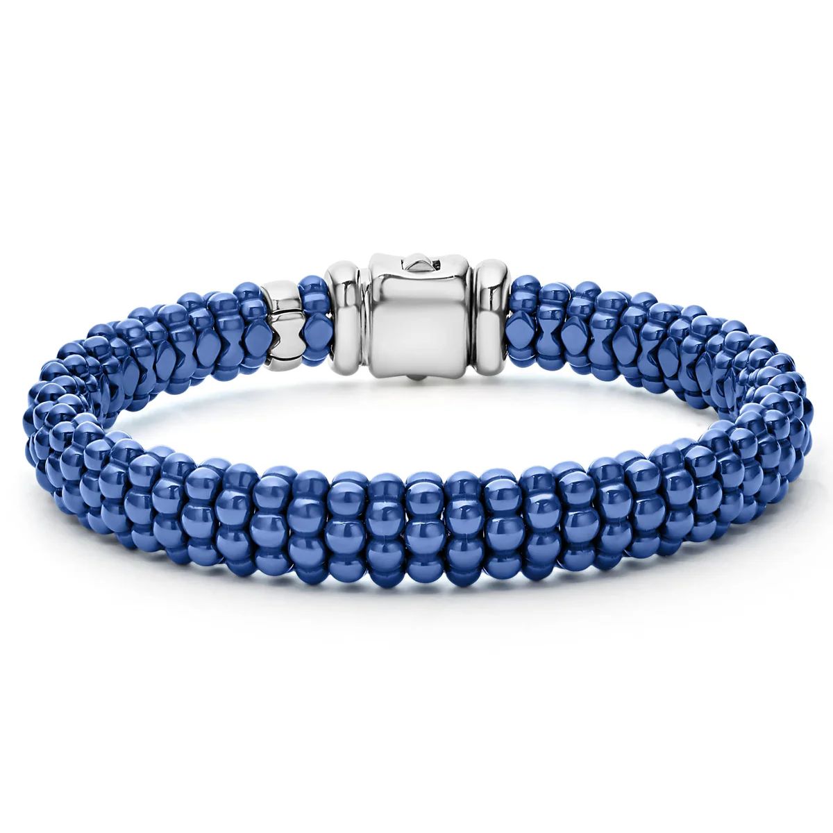 Blue Caviar Ceramic Beaded Bracelet | 9mm | LAGOS
