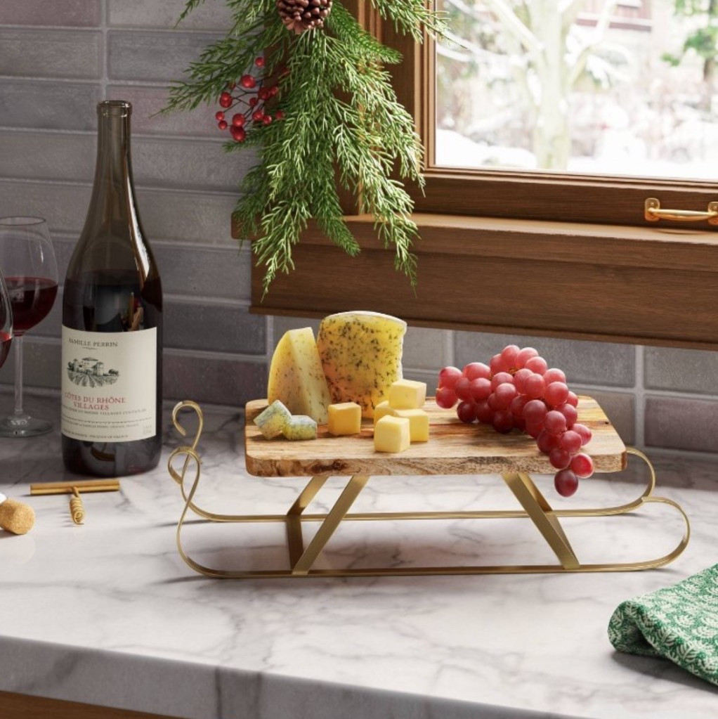 This cute sleigh cutting/serving  board 30% off! 

#LTKSaleAlert #LTKGiftGuide #LTKHome
