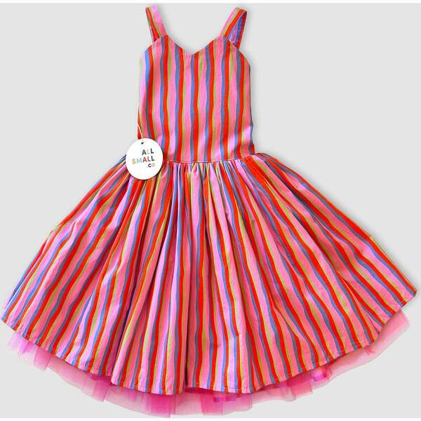 Rainbow Twirl Dress, Stripes | Maisonette