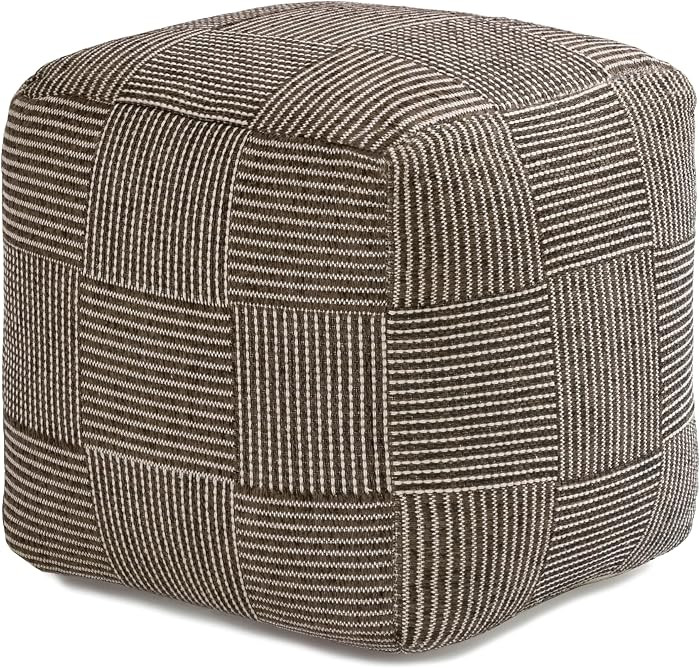 Anji Mountain Pouf Ottoman Foot Rest, Handmade Ottoman Pouf, Comfortable Foot Stool, Decorative F... | Amazon (US)