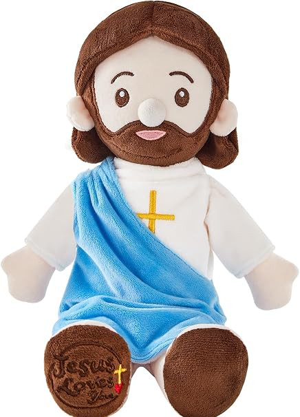 Jesus Plush Doll Jesus Plushie Stuffed Toy Christian Stuff Religious for Kids Christening Easter ... | Amazon (US)