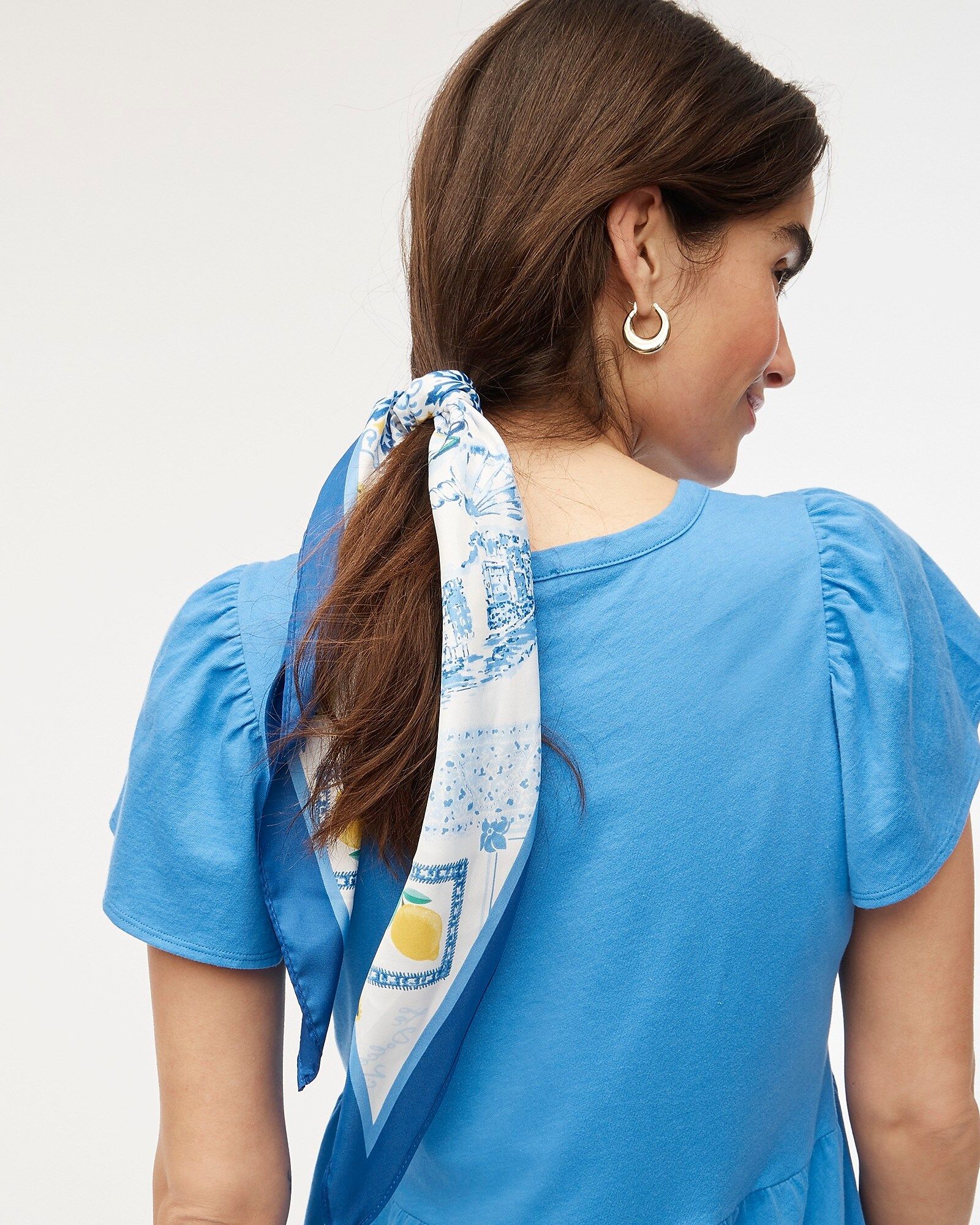 Printed diamond scarf | J.Crew Factory