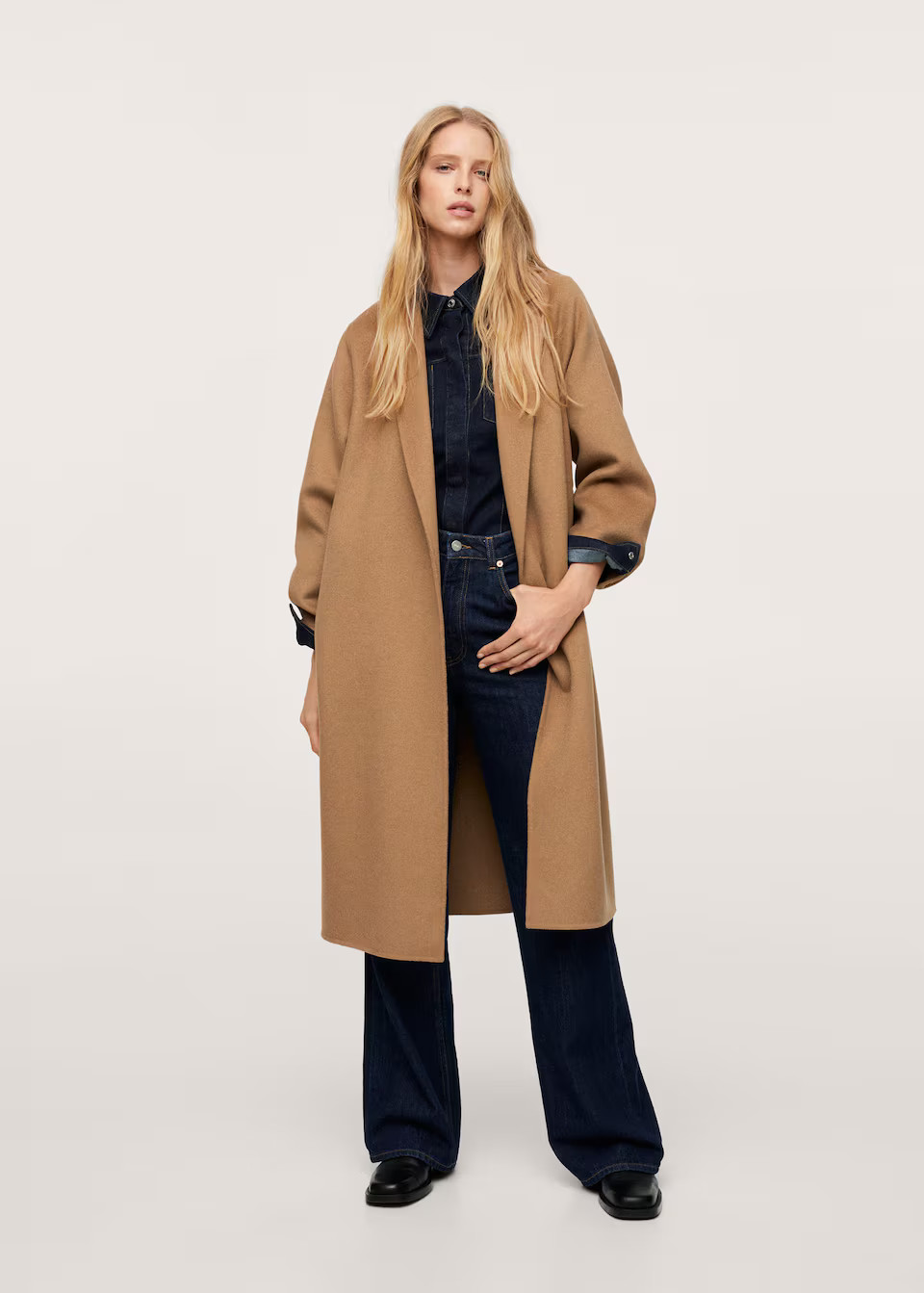 Belt handmade coat | MANGO (US)