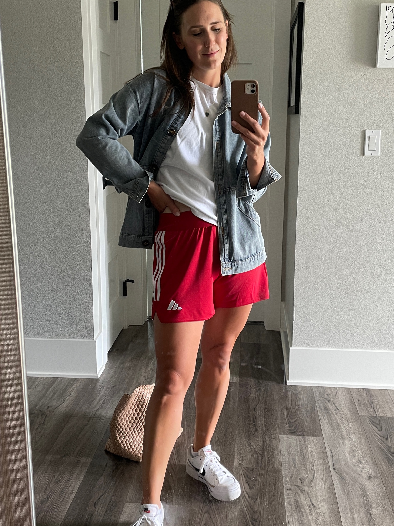 Add red Adidas soccer shorts to your list of must-haves for a casual wardrobe. 🙌🏻 #adidas #red #soccershorts #shorts #summertofall 

#LTKBacktoSchool #LTKActive #LTKFindsUnder50